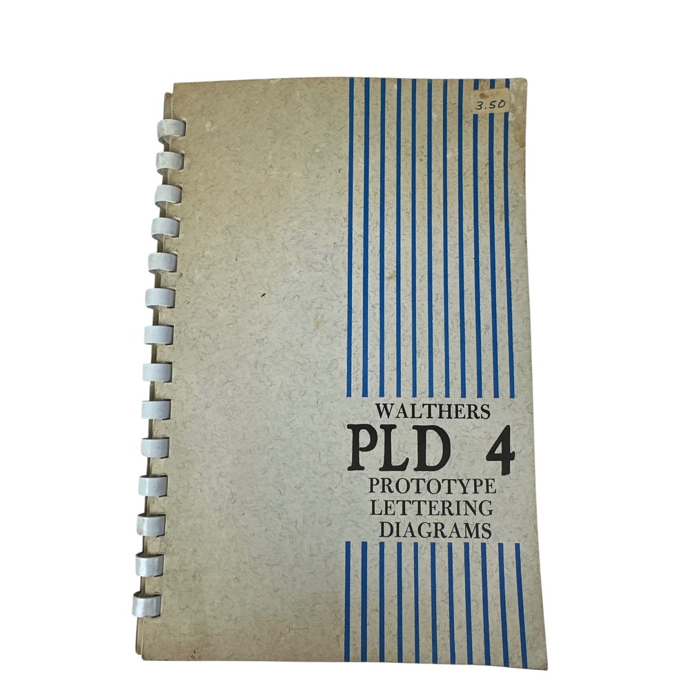 Walthers PLD 4 Prototype Lettering Diagrams 1962-1966 Model Railroad Handbook